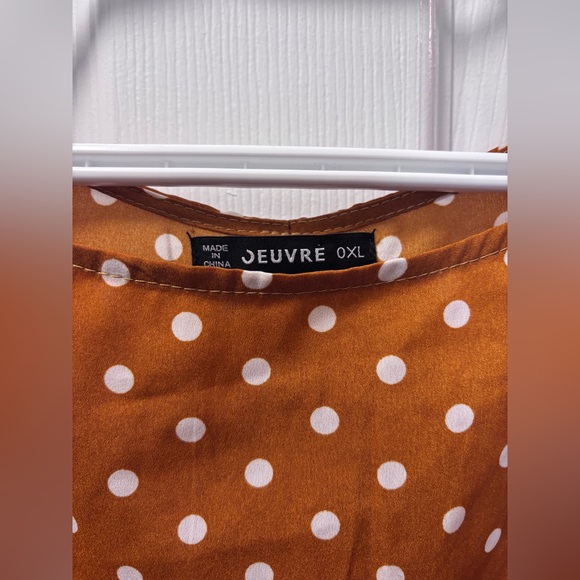 Jeuvre Rust Blouse - Picture 3 of 6